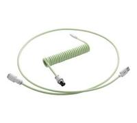 CableMod PRO Coiled Keyboard Cable USB-C to USB Type A, Lime Sorbet G