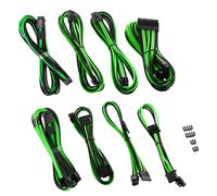 CableMod Pro ModMesh RT 12VHPWR Dual Cable Kit für ASUS/Seasonic/Phanteks - Schwarz/hellgrün