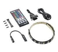 CableMod WideBeam Hybrid LED Strip - Éclairage de l'armoire système (diodes électroluminescentes) - blanc, RGB - 60 cm