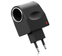 CABLEPELADO - Adaptateur de courant mural à 12 V CC pour voiture | Convertisseur AC à DC avec prise allume-cigare | Transformateur d'alimentation stable | Protection contre la surtension