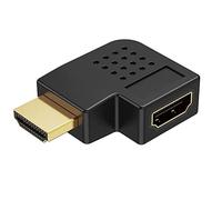 CABLEPELADO Adaptateur HDMI Coudé | Angle 90° | Adaptateur HDMI à angle droit | Mâle à Femelle | Contacts plaqués or | Compatible Full HD 3D et 4K