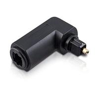 Cablepelado® Adaptateur optique toslink coudé, Noir