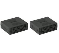 CABLEPELADO Adaptateur péritel femelle | Couplage 21 Pin Scart | Raccord Péritel Femelle (Lot de 2)