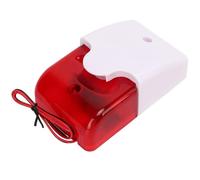 CABLEPELADO Alarme sonore Clignotante et lumière stroboscopique avec câble, Alarme stroboscopique, 110 DB, mesures 122 x 73 x 46 mm, câble de 1 mètre, IP65, émet de la lumière et du Son, 24 V 300 mA