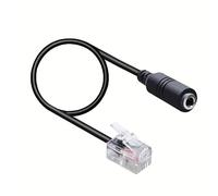 CABLEPELADO Câble adaptateur téléphone RJ9 mâle vers jack 3,5 mm TRRS jack 3,5 mm RJ9 4P4C pour téléphones IP Cisco Office
