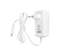 CABLEPELADO Chargeur 9 V 2 A, chargeur 9 V, jack de connexion de 5,5 mm Ø extérieur et 2,1 mm Ø interne, multi-usages, blanc