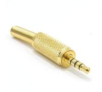 Cablepelado - Connecteur Jack 4 broches Mâle 3.5 mm stéréo Doré