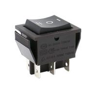 CABLEPELADO Interrupteur 3 positions, 6 voies, 6 broches, ON/OFF/ON DPDT, 16 A 250 VAC | 20 A 125 VAC, noir sans lumière