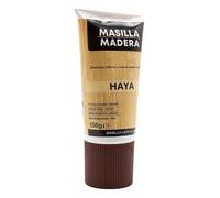 CABLEPELADO Mastic pour bois couleur hêtre - Réparateur de trous et fissures - Prêt à l'emploi - Idéal pour l'intérieur - Application directe sans mélange - Ponçable et peint - Format tube 150 g