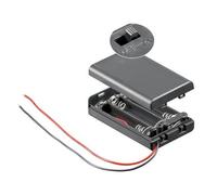 CABLEPELADO Porte-piles ON/OFF | Support de batterie AAA | Câble 200 mm | Tension 4,5 V | Convient pour 3 piles LR3 AAA