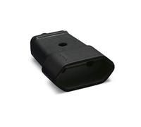 CABLEPELADO Prise Enchufe Bipolaire | Prise Bipolaire Droite | Sans TT | Contacts Fabriqués en laiton niquelé | 10A | 250V | IP20 | Femelle | Noir