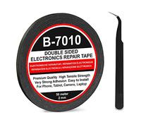 CABLEPELADO Ruban adhésif double face B7010 | 50 m de long x 2 mm de large | Comprend des pinces antistatique | Convient pour réparer les smartphones, tablettes et petits appareils électroniques |
