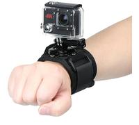 CABLEPELADO Sangle réglable pour appareil photo, support de poignet pour caméra d'action, brassard pour appareil photo, compatible avec Gopro, Xiaomi SJCAM ROLLEI, etc., pivotant à 365 degrés