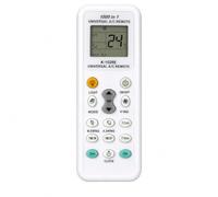 CABLEPELADO Télécommande universelle pour climatisation, télécommande K-1028E, 1000 en 1 A/C, télécommande LCD numérique, compatible avec Fujitsu, LG, Samsung, Mitsubishi