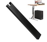 cableRaceway - Heavy Duty Aluminum cableOrganizer, Universal Size Wire Management Strip | Wall Mount Adhesive Cord Cover for Home Office Entertainment TV Desk Setup, Durable cableConcealer Channel