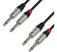 Cables 4 STAR TPP 0150 - Câble Audio REAN 2 x Jack 6,35 mm mono vers 2 x Jack 6,35 mm mono 1,5 m