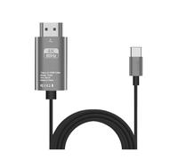 Câbles Adaptateurs USB C 3.1 Vers HDMI 4K, Câble Type, Compatible Avec Samsung Galaxy S9/S8/Note 9, Compatible Huawei, USB-C For La Connexion De Données