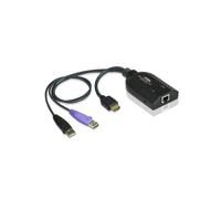 Câbles ATEN KA7168-AX HDMI USB Virtual MediaKVM - Noir - Connecteur RJ-45, USB A, HDMI