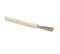 Câbles Audio De Haut-Parleur Isolés en PVC, 5/10/20/30/50/10M 22/20/18 AWG, Soudage Lumière Néon Flexible, Fil D'extension Bande Transparent Argent À 2 Broches(Gold Sliver 100m,22 AWG)
