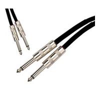 câbles audio enceintes/haut-parleurs sono - 2x jack mono male 6.35mm - longueur 5m