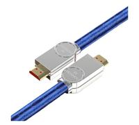 Câbles Compatibles HDMI 2.1 8K 60Hz 4K 120Hz HDR 48Gbps HIFI ARC 12 Bit 7680×4320 Px Avec Audio & Ethernet HDR Amplificateur 4:4:4.(1m)