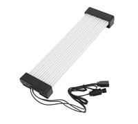 Câbles d'alimentation RVB 24 Broches, Rallonge de Câble d'alimentation ARGB, Câble de Décoration de Boîtier PC de Synchronisation en Silicone 5 V de 205 Mm pour Carte Graphique