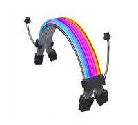 Câbles d'alimentation RVB, Double luminosité LED, Câble Pcie 8 Broches, Conception Intégrée, Alimentation Indépendante, Synchronisation avec Aura Sync, RGB, Mystic Light Sync