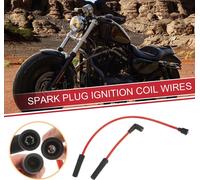 Câbles De Bobine D'Allumage De Bougie D'Allumage Pour Moto, 8 mm, Adaptés Pour Harley Davidson Sportster 883 1200 1986-2003 Flt 1980-1998 - Lot De 2