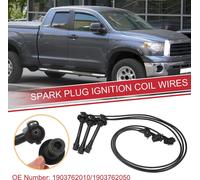 Câbles De Bobine D'Allumage De Bougie D'Allumage Pour Voiture, Pièce Automobile Adaptés pour Toyota Tundra 2000-2004 Tacoma 1995-2004 3.4L No.1903762010/1903762050 - Lot De 3