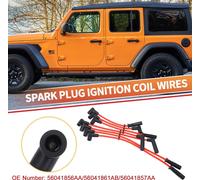 Câbles De Bobine D'Allumage De Bougie D'Allumage Pour Voiture pour Jeep Cherokee Xj L6 4.0L 1991-1999 No.56041856Aa/56041861Ab - Pack De 7