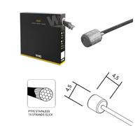Wag Câble De Dérailleur Shimano Teflon 1.1 X 2000 Mm 100 Unités