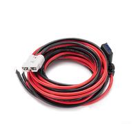 Câbles de connexion de batterie, kit de câblage 50 A 12 V 6 m, rouge et noir, câble de batterie de voiture en alliage d'aluminium, câble de batterie à connexion rapide (6 mètres)