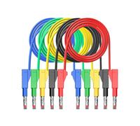Câbles de de fiche banane rétractable, longueur de 100 cm avec capacité de courant de 15 à 32 A, pour la réparation électronique et les sondes multimètre de laboratoire pour l ' électronique