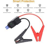 Câbles de démarrage 12V Booster de batterie portable avec protection intelligente ABS anti-retour pour voiture