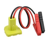 Câbles de démarrage 8 AWG pour batterie Ryobi 18 V, câbles de démarrage portables de 7,6 m pour véhicules 12 V, camion, SUV, tondeuse à gazon (batterie non incluse)