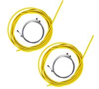 Câbles de Manette de Vitesse de vélo, Ensemble de logement de câble de Manette de Frein de vélo(Jaune) Vélos et Pièces Détachées