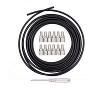 Câbles de Patch à Pédales de Guitare, Câbles de Patch de Guitare Kit de de sans Soudure avec 12 Bouchons sans Soudure 5m Tournevis à Pédal-cartes Accessoires pour Pédalons