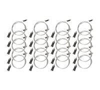 Câbles De Suspension D'éclairage - Câble Pour Lampes De Garage Panneau Lumières 20 Pièces | Matériel Réglable pour Montage Lustres pour Bureaux Restaurants Hôtel Centres Commerciaux