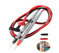 Câbles de Test Multimètre 1000V 20A, Kit de Pointes de Mesure avec Pinces Crocodiles Électriques, Cordon Multimètre en Silicone Souple, Aiguille Électricien pour Testeur de Prise et Outils