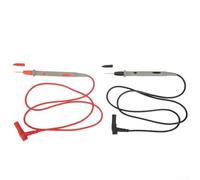 Câbles de test multimètre avec sondes à aiguille ultra fine, câbles de sonde multimètre isolés en silicone pour petits composants IC broches LED, 910 mm de long CAT II 1000 V, compatible avec