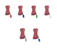 Câbles d'enceintes 6x Speaker Sound 2 Pin Wires Cords Cables Compatible With Sony Home Cinema Theater