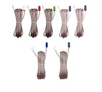 Câbles d'enceintes 7x Pieces Red Gray Speaker Sound Wires Cords Cables Compatible With Sony Home Cinema Theater System