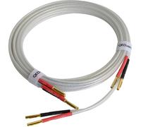 Câbles d'enceintes QED Reference Silver Anniversary XT - 2 x 2 m - Cuivre plaqué argent - Triple blindage