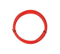 CâBles Et Gaines De Frein VéLo Câble de 300 cm for manettes vélo, dérailleur, câbles frein, câble changement vitesse, 4 mm/5 mm, VTT, route, accessoires ligne(Brake Cable-Red)