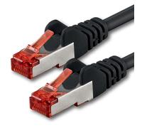 Câbles Ethernet 2m - Noir - 1 pièce - Câble Réseau CATT6 Ethernet RJ45 1000 Mo-s câble de Patch LAN Cat 6 S-FTP PIMF Com 278820