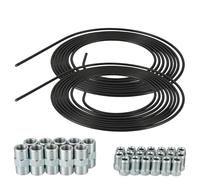 Câbles frein à main Kit de conduites frein 5 m 3/16" 4,75 mm en acier PVF plaqué, pièces rechange