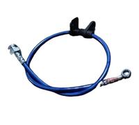 Câbles frein à main Kit de conduites frein avant et arrière tressées en acier inoxydable pour Honda CRX Si 1,5 L,6 (1988, 1989, 1990 1991)(Blue)