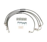 Câbles frein à main Kit de conduites frein en acier inoxydable 89716 pour Jeep Wrangler 2.0L 3.6L .8L 2007-2018