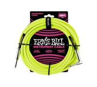 Cables Instrument Gaine Tisse Jack/jack Coudé 5,5M Jaune