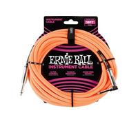 Cables Instrument Gaine Tisse Jack/jack Coudé 5,5M Orange